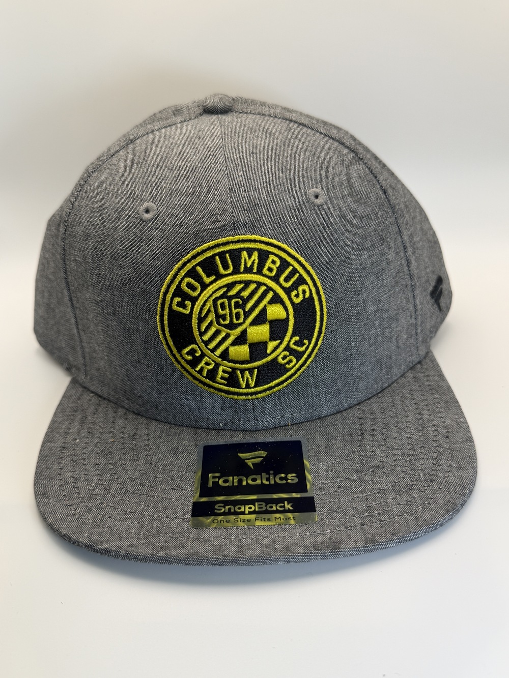 Fanatics Columbus Crew SC 1996 Gray Snapback Hat Adjustable One Size